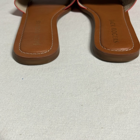 Jack Rogers Selina Slides in Deep Coral - Picture 5 of 7